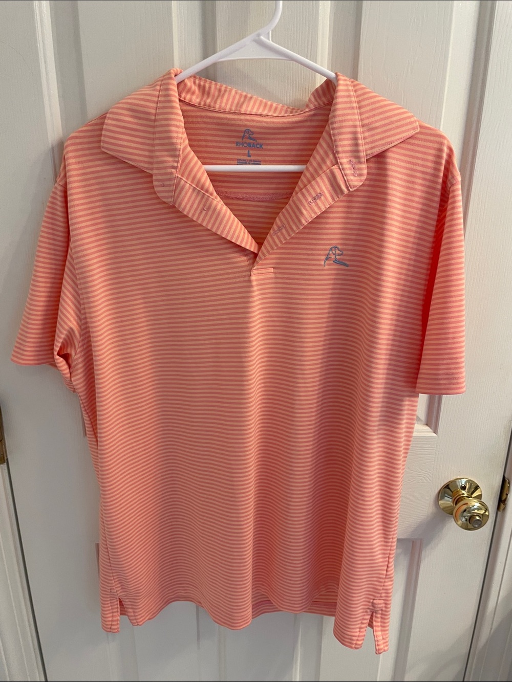 Rhoback Men's Striped Polo